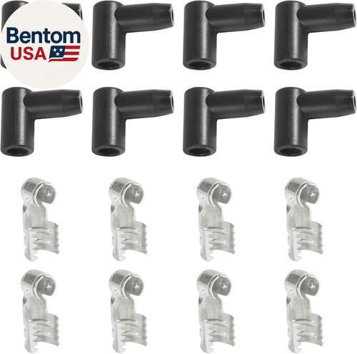 8 Pack Spark Plug Boot,Car Accessories Spark Plug Wire Kit,Spark Plug Wire Ends  - Picture 9 of 12