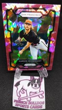 2024 Panini Prizm CARSON WHISENHUNT Pink Cracked Ice Silver Giants MLB 