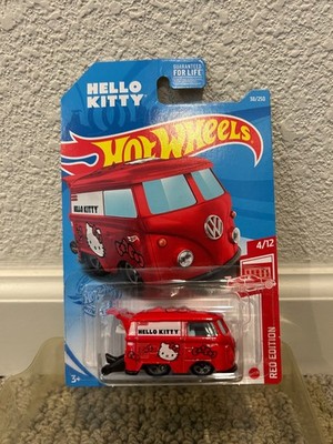 Hot Wheels Kool Kombi Hello Kitty Red Edition 4/12 with protector