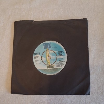 Hot Chocolate - No Doubt About It / Gimme Some Of Your Loving, RAK-310 Ex