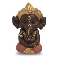 Statuette Ganesh 2 - Zen-Dekoration Feng Shui 11.5 Cm