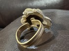 Ring Lion Head Brass S Symbol  Vintage — photo 4