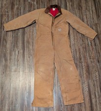 Carhartt Loose Fit Washed Duck Insulated Coverall mens 44 Regular