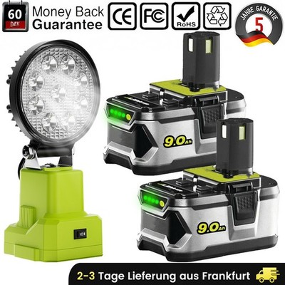 18V 8.0Ah Akku für RYOBI One Plus Lithium RB18L50 P108 P104 Batterie 18 VOLT