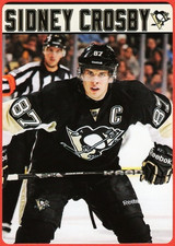 Sidney Crosby #87 NHL Hockey Captain of Pittsburgh Penguins Single Playing Card