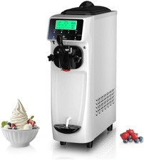 Commercial Soft Serve Ice Cream Machine 16-18L/H Single Head Air Pump 1150W R290
