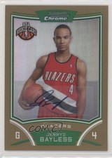2008-09 Bowman Draft Picks & Stars Gold Refractor 20/25 Jerryd Bayless Auto 3c7