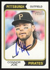 2023 Topps Heritage Connor Joe Auto Pittsburgh Pirates #39 COA Card Signed