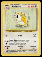 Raticate Uncommon Base Set 2 058/130 NM