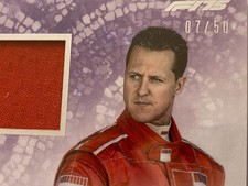 2025 Topps F1 75 Eccellenza Reliquia Michael Schumacher Race-Used Patch 07/50