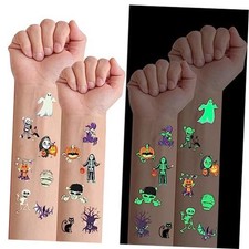 79 Pcs Halloween Scar Temporary Tattoos Assorted Treat 79Pcs Halloween stickers