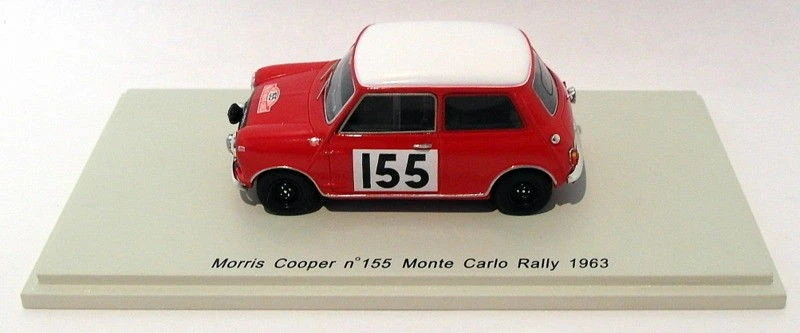 Spark Models 1/43 Scale Resin S1190 - Morris Mini Cooper #155 Monte Carlo 1963 - Image 4 of 4