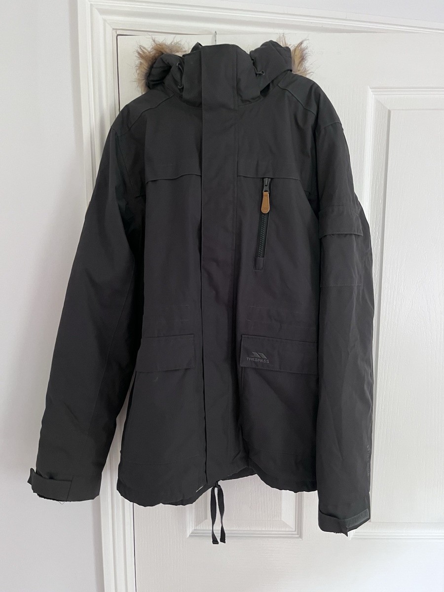 Trespass Men's TP50 5000mm Waterproof Windproof Jacket Grey/Blue