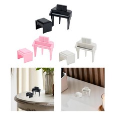 Pianoforte Miniatura Set Pianoforte Bambole Mini Pianoforte Verticale Ornamento