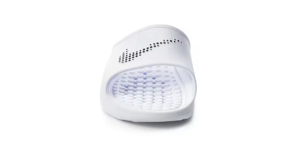 Scivolo sportivo uomo Nike vittoria uno doccia bianco con nero taglia 8