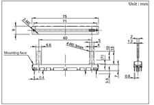5 Pcs 75 MM Double B10K Original B10KX2 Pot Mixer Fader