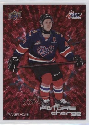 2023-24 Upper Deck CHL Future Charge Red 7/125 Tanner Howe #FC-1 1t90