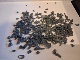 Warhammer 40k Space Marine spare bits