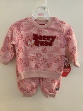 Strawberry Shortcake Twin Jogger Set New 3, 6,  9 month Sizes Licensed