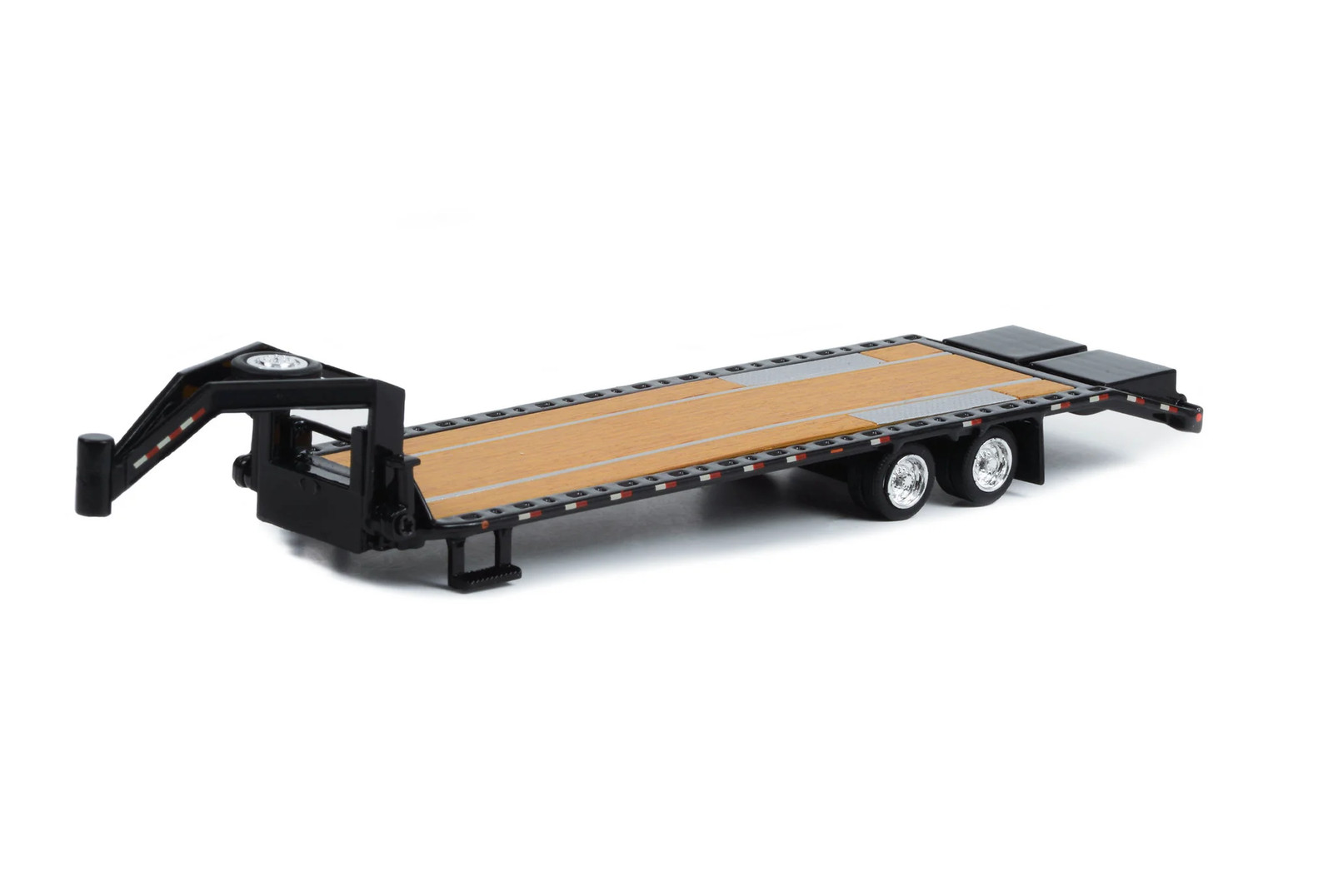 Greenlight Gooseneck Trailer Black 30390 Hobby Exclusive 1:64