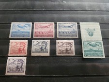 Czechoslovakia Stamps 1946 Airmal. Complete Set. MNH