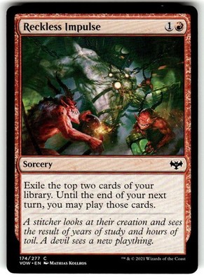Reckless Impulse Innistrad: Crimson Vow Regular MTG