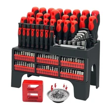 118PCS Magnetic Screwdriver Set, Screwdriver Set with Plastic Racking, Precis...