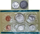 1 90% Silver Merc 10c, 1 Indian Head 1c (1941D & 1901P) & 1 US Mint Set (1972P)