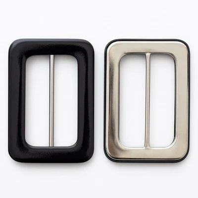Sangle De Ceinture En Plastique Noir Avec Boucle Tri Glide De 50Mm En Cuir PU - Photo 1/4