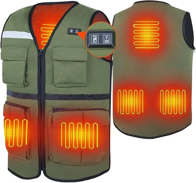 Heated Hunting Vest , Electric Camo Gilet Size Adjustable for Outdoors Fishing
Opens in a new window