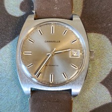 Orologio vintage automatico svizzero Caravelle anni 70