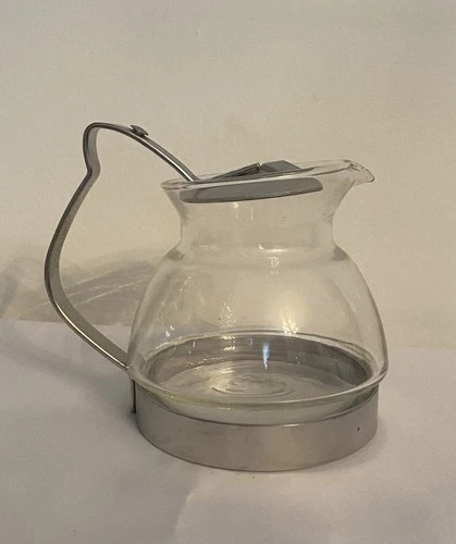 Vintage Pyrex TEAKOE Glass Teapot Teabagger 6610 Teamaker 2 Cup EKCO USA