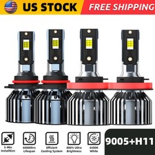 For Mazda 3 2010-2018 9005 H11 Led Headlight High Low Beam Bulbs Kit 6500k For Mazda 3 2010-2018 9005 H11 Led Headlight High Low Beam Bulbs Kit 6500k