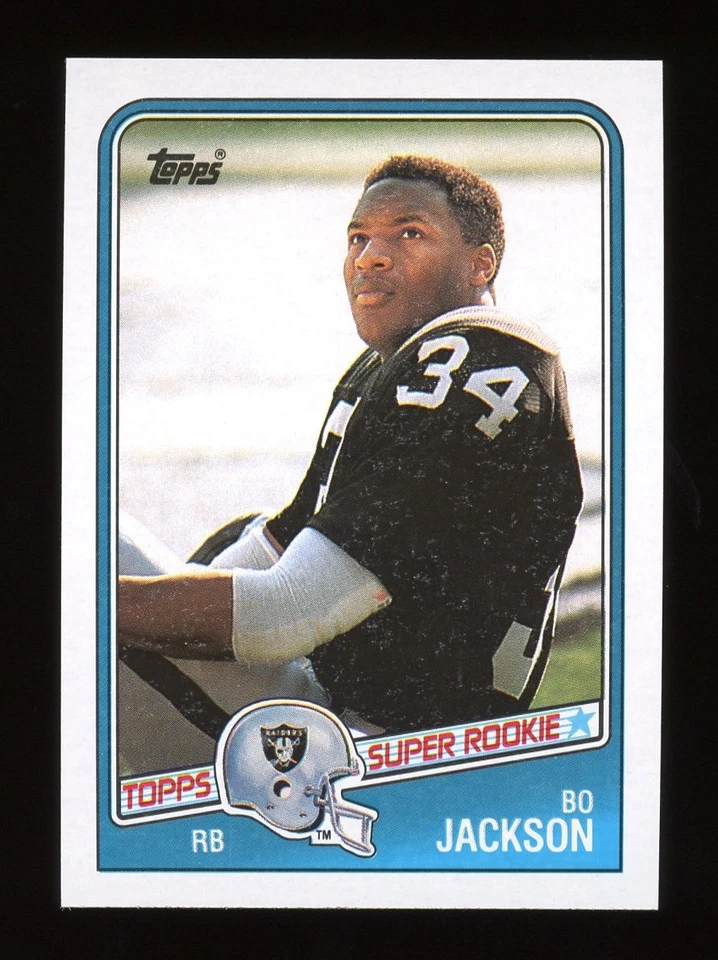 Juego completo de fútbol americano Topps 1988 abierto de fábrica (396 tarjetas) BO JACKSON RC Foto 2 de 4