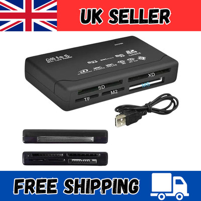 Speicherkartenleser All in One 1 USB Adapter SD SDHC Mini Micro M2 MMC XD CF MS