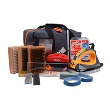  Elite Ski Snowboard Tuning Kit: Complete with Iron, Wax, Edge Tools, Base 
