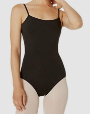 Bloch Women's Black Sleeveless One Piece Camisole Leotard Size M