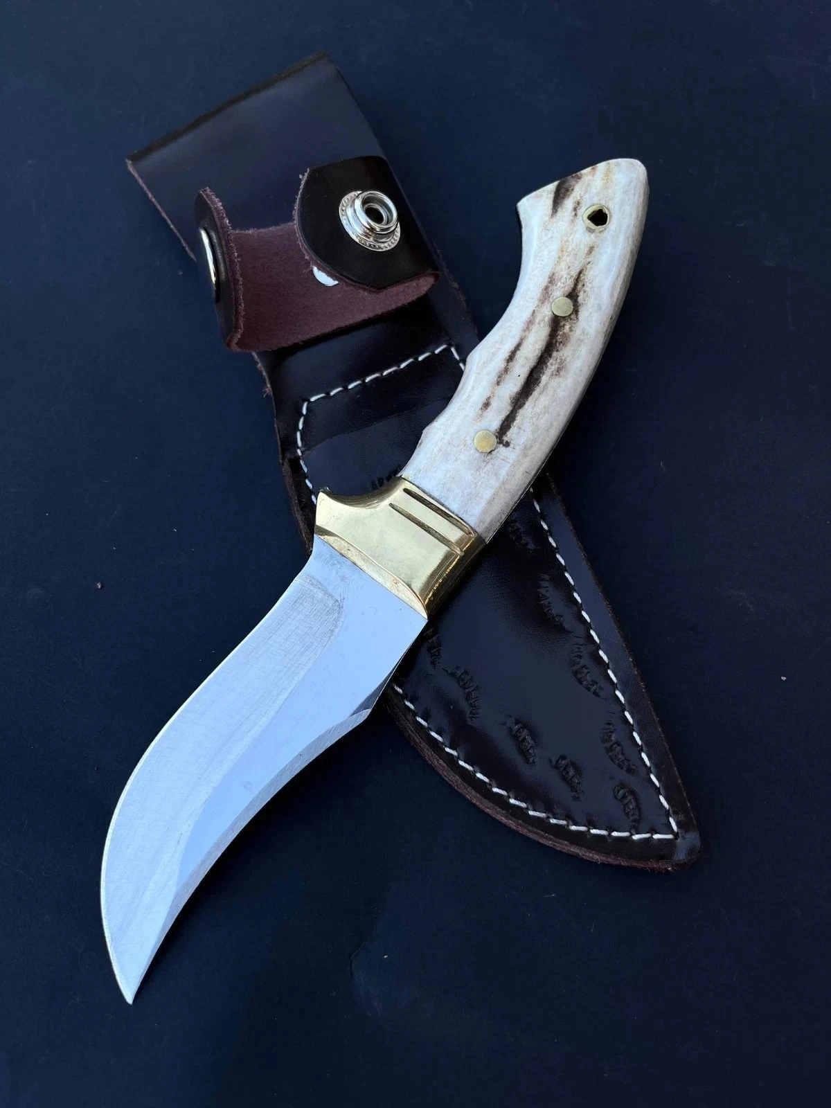 Custom Handmade Carbon Steel Blade Survival Knife | Hunting Knife Camping Knife