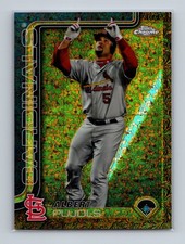 2025 Topps Gilded Collection #199 Albert Pujols Gold Mini-Diamond Refractors /50