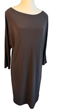 Little Black Dress Size Small Stretch Long Sleeve 3/4 Shift Wrinkle Resistant