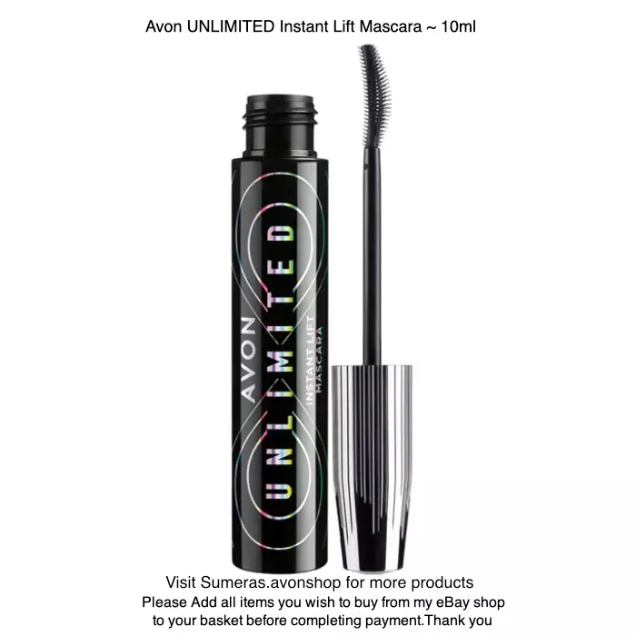 Avon UNLIMITED Instant Lift Mascara 10ml ~Volumizing~ Blackest Black eBay