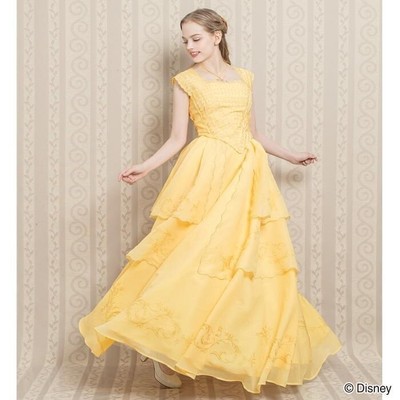 Secret Honey Disney Live Action Beauty And The Beast Belle Yellow Dress Costume Ebay
