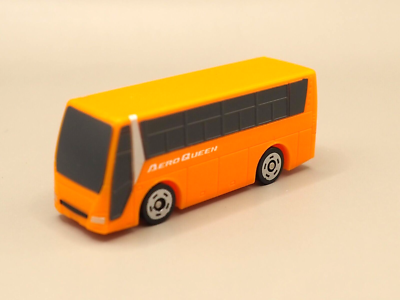 Pocket Tomica P052 Mitsubishi Fuso Aero Queen Bus Mini Car Japan