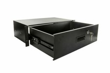 3 Space Short Rack Case Drawer Lock and 2 Keys - Black