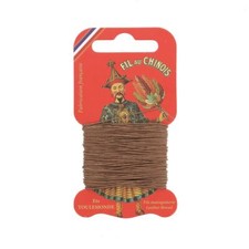 Cartonnette de 15m de fil de lin AU CHINOIS câblé glacé - 532