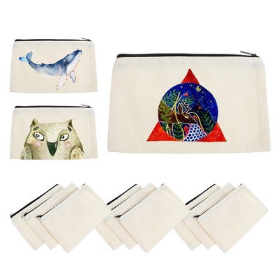 12pcs Diy Tasche Leere Make-Up Geldbörse Kosmetische Waschen Tasche