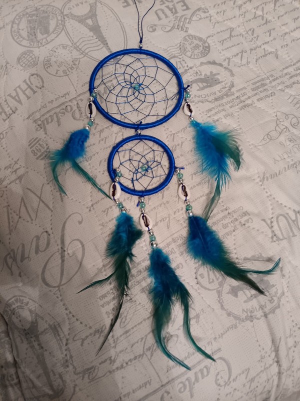 Feather & ShellDream Catcher Handmade Native American Dream Catchers 