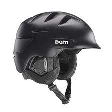 BERN Rollins Ski/Snow Helmet Matte Black/Black Liner - Size SMALL