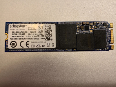 KINGSTON 512 GB M.2 PCI EXPRESS SSD R8U-SNS8154P3/512GJ5 SOLID 