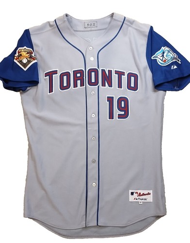 Blue Toronto AWAY #19 ROSS Authentic ROSS authentic 未使用品。majestic Jays MLB FIELD ON Majestic 記念グッズ